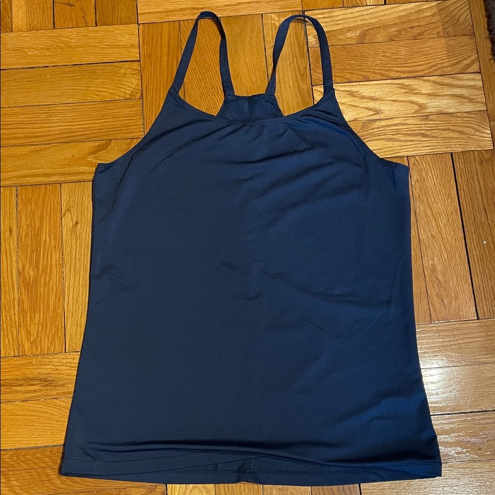 Oiselle lightweight navy running top size 06